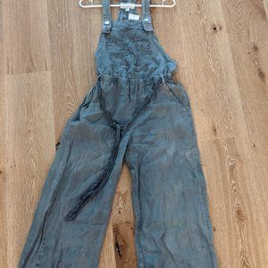 Cloth and Stone Linen Sage Overalls